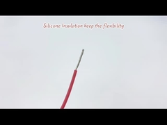 كبل سيليكون صلب عالي الحرارة مجدول من النحاس / النحاس المعلب