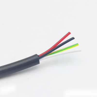 سعر جيد Multi-core 4*0.75mm2 Teflon Insulation And Silicone Rubber Jacket متصل